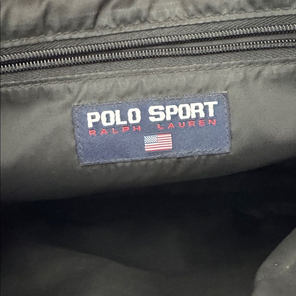 Polo Sport by Ralph Lauren Vintage 90’s Pink Black Messenger Bag Crossbody Retro - Picture 7 of 16